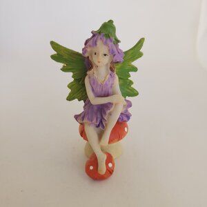 Vintage Miniature Fairy Garden Statue Figurine Whimsical Home Decor Resin